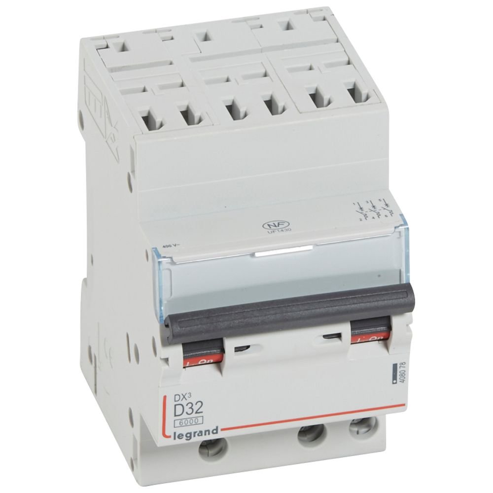 Disjoncteur Legrand DX3 3P D32 6000A automatique