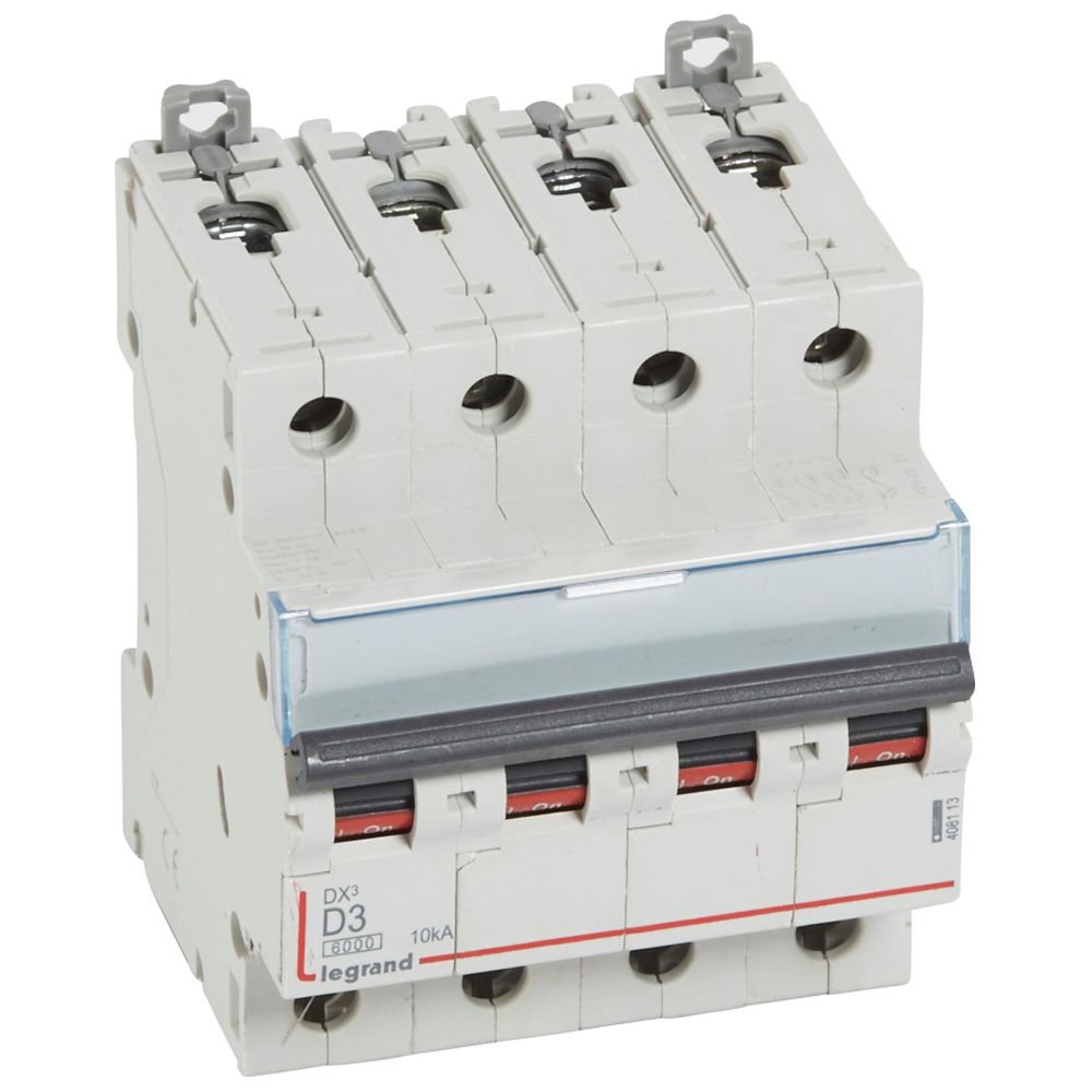 Disjoncteur Legrand DX³ 4P D3 408113