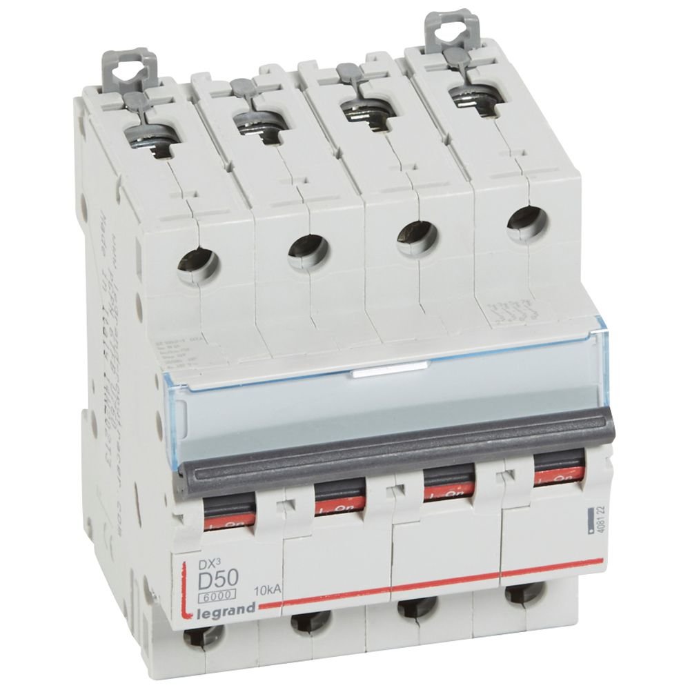 Disjoncteur Legrand DX³ 4P D50 408122
