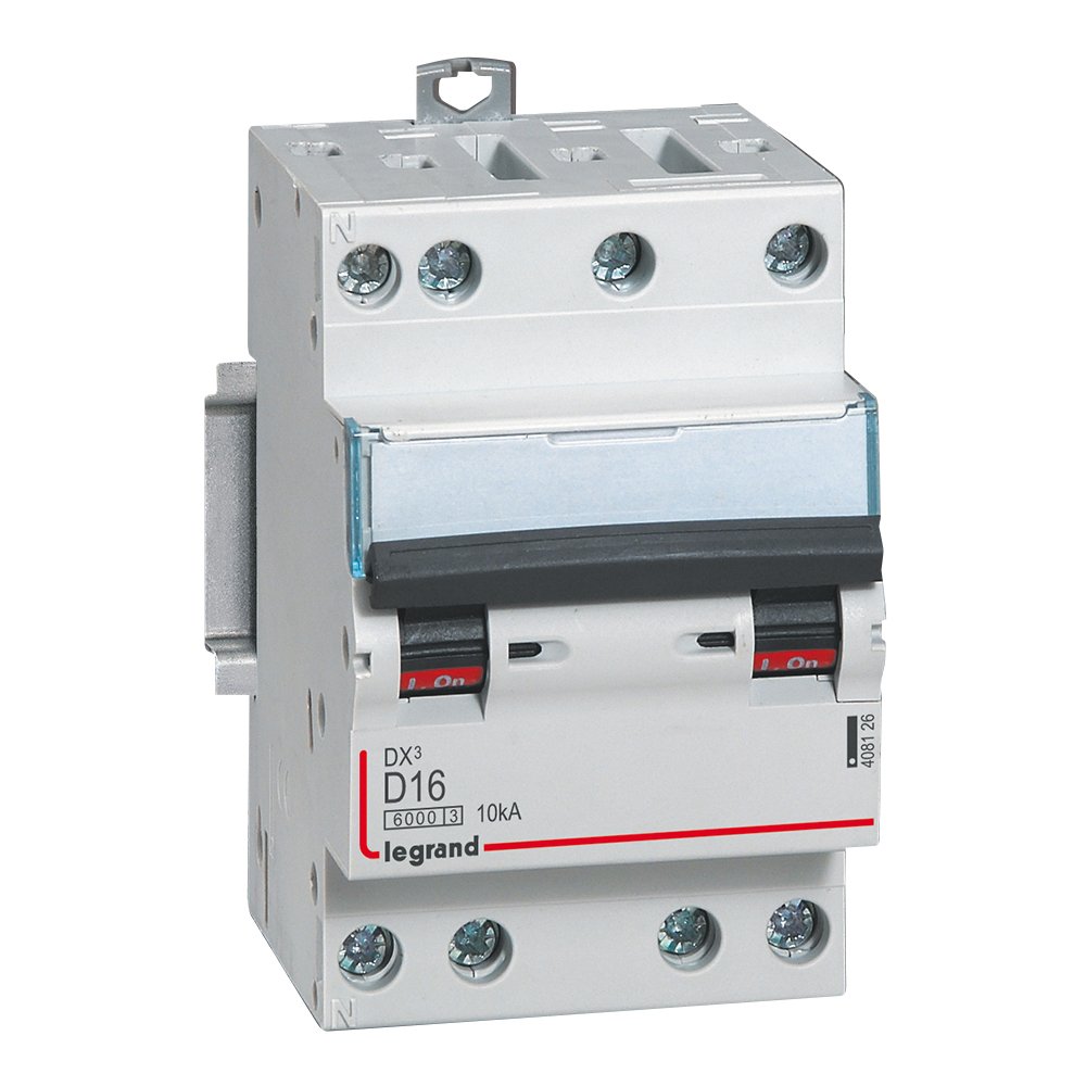 Disjoncteur Legrand DX3 4P D16 3M 408126