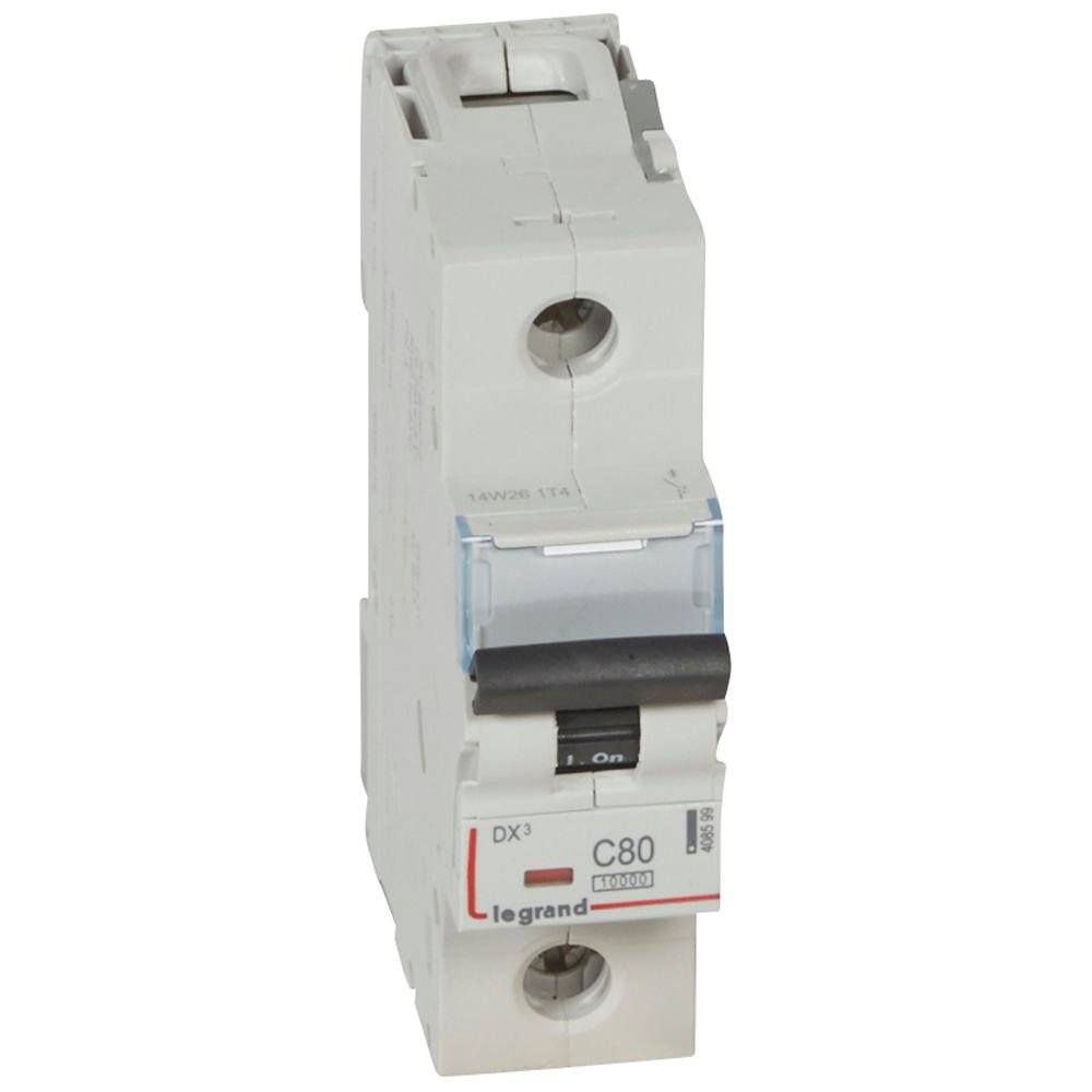 Disjoncteur Legrand DX3 1P 80A courbe C 408599
