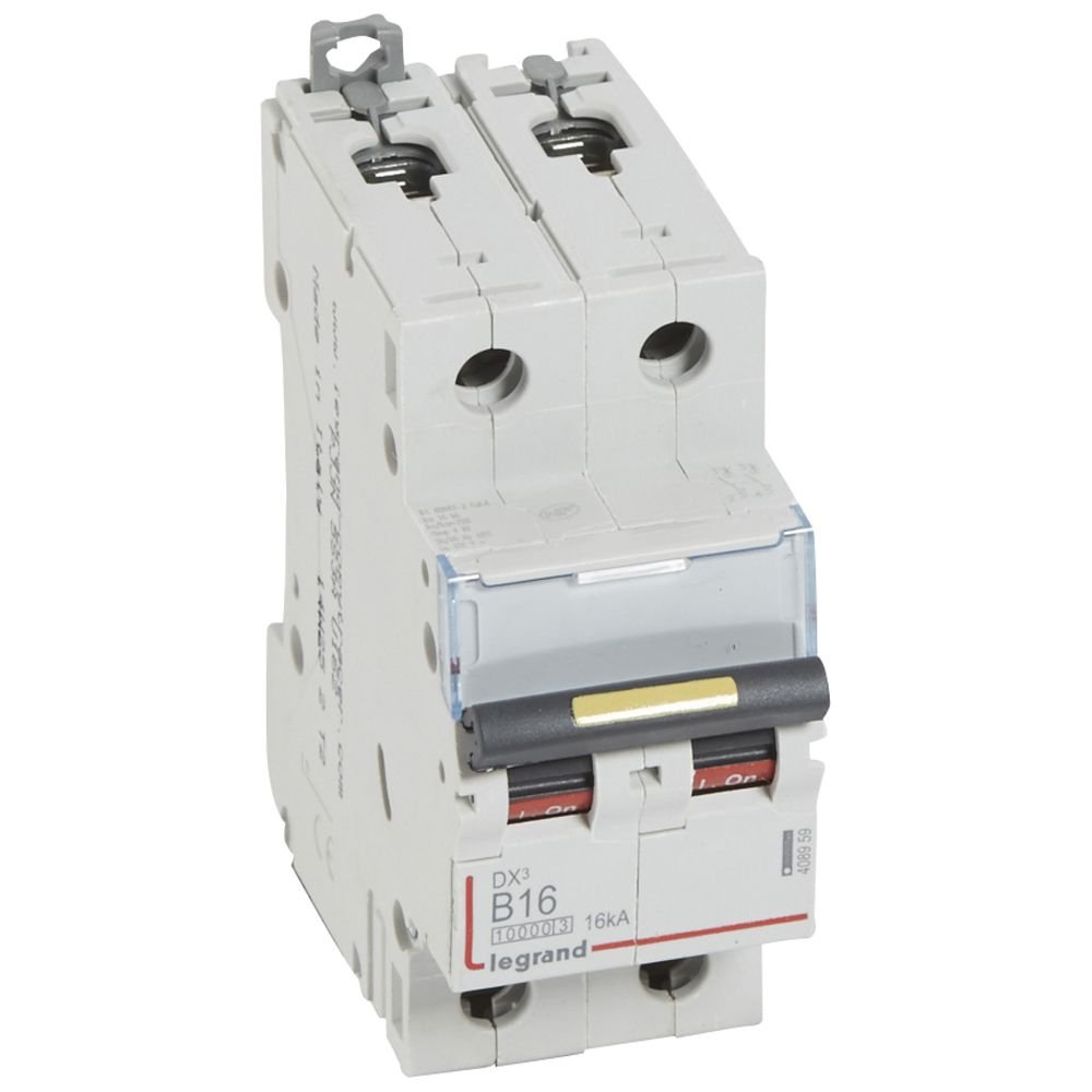 Disjoncteur Legrand DX³ 2P B16 16A 10kA 16kA