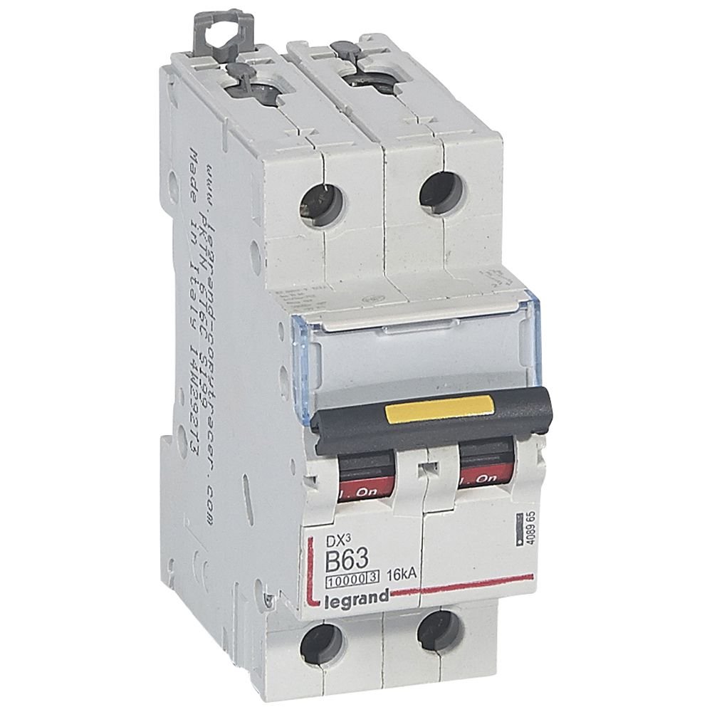 Disjoncteur Legrand DX³ 2P B63 408965
