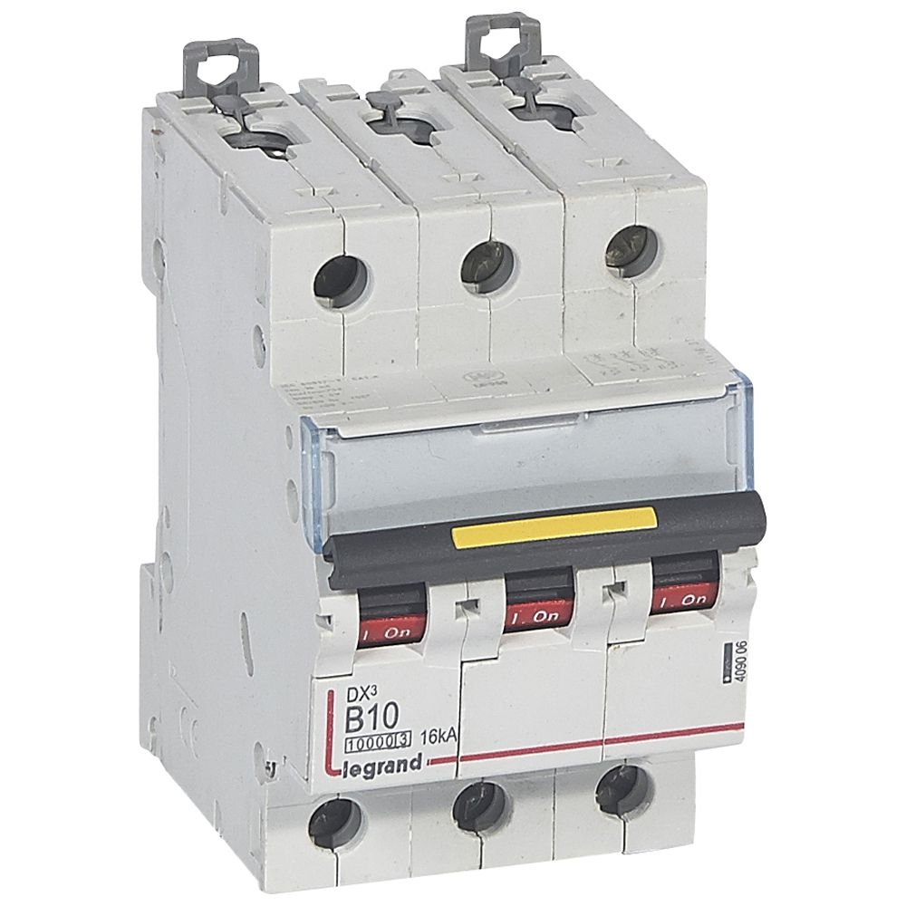 Disjoncteur Legrand DX³ 3P B10 10000A 16KA