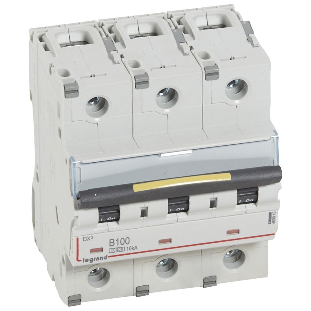 Disjoncteur Legrand DX³ 3P B100 10000A 16KA