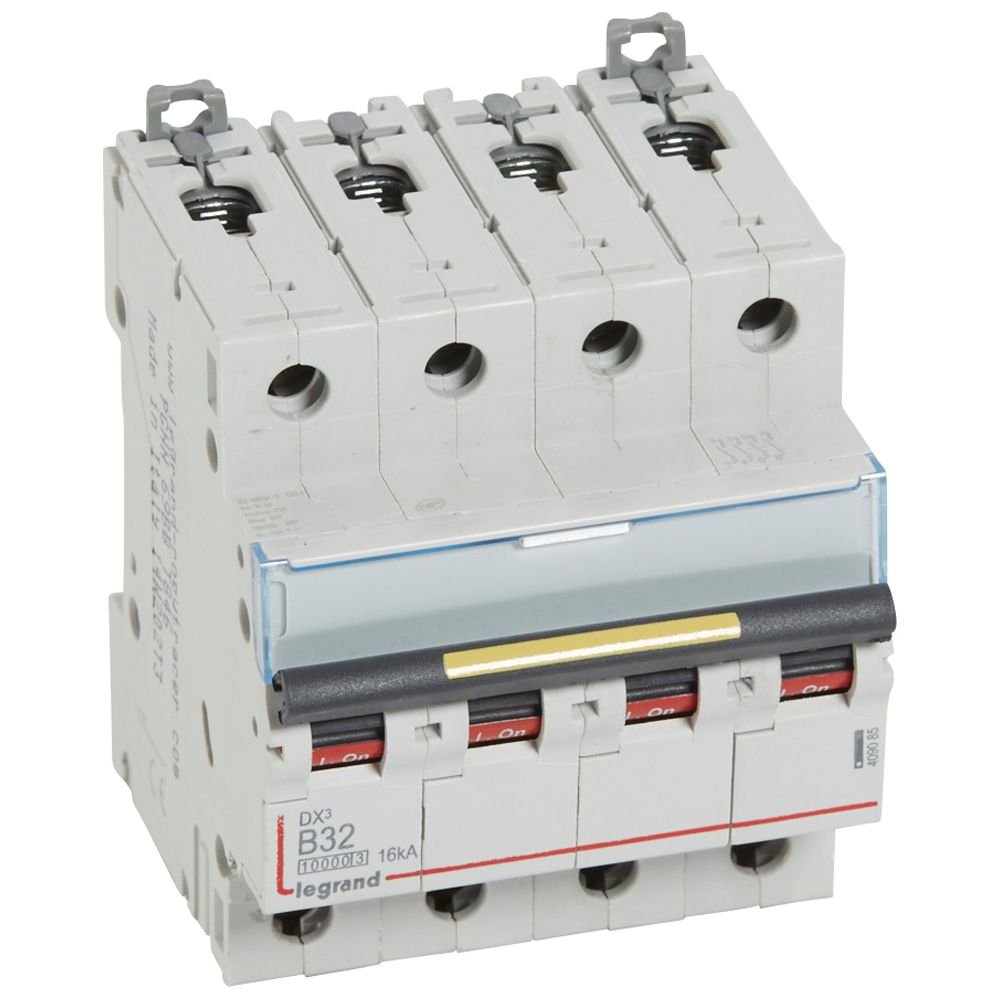 Disjoncteur Legrand DX3 4P B32 16 kA 409085