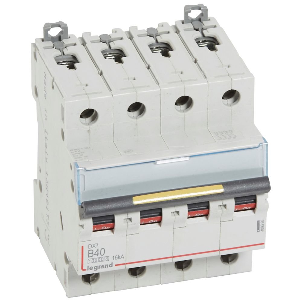 Disjoncteur Legrand DX3 4P B40 16 kA 409086