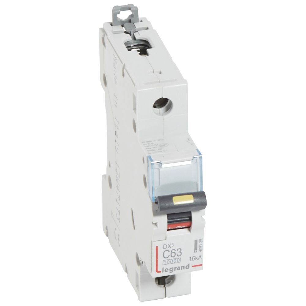 Disjoncteur Legrand DX³ 1P C63 409139