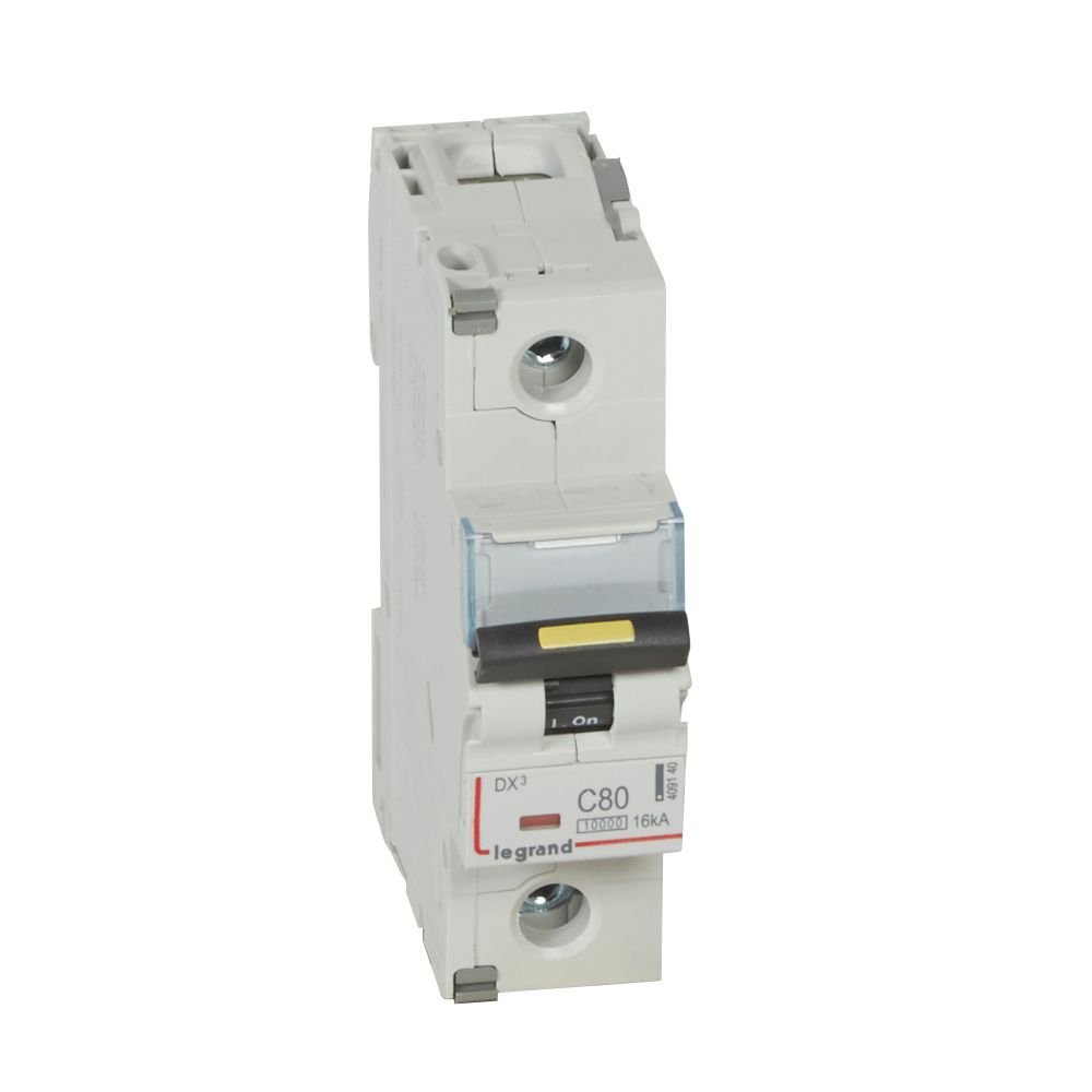 Disjoncteur Legrand DX³ 1P C80 409140