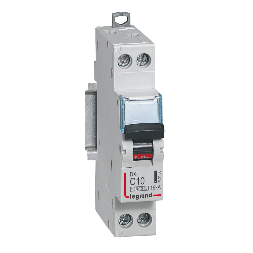 Disjoncteur Legrand DX³ 1P+N C10 409150