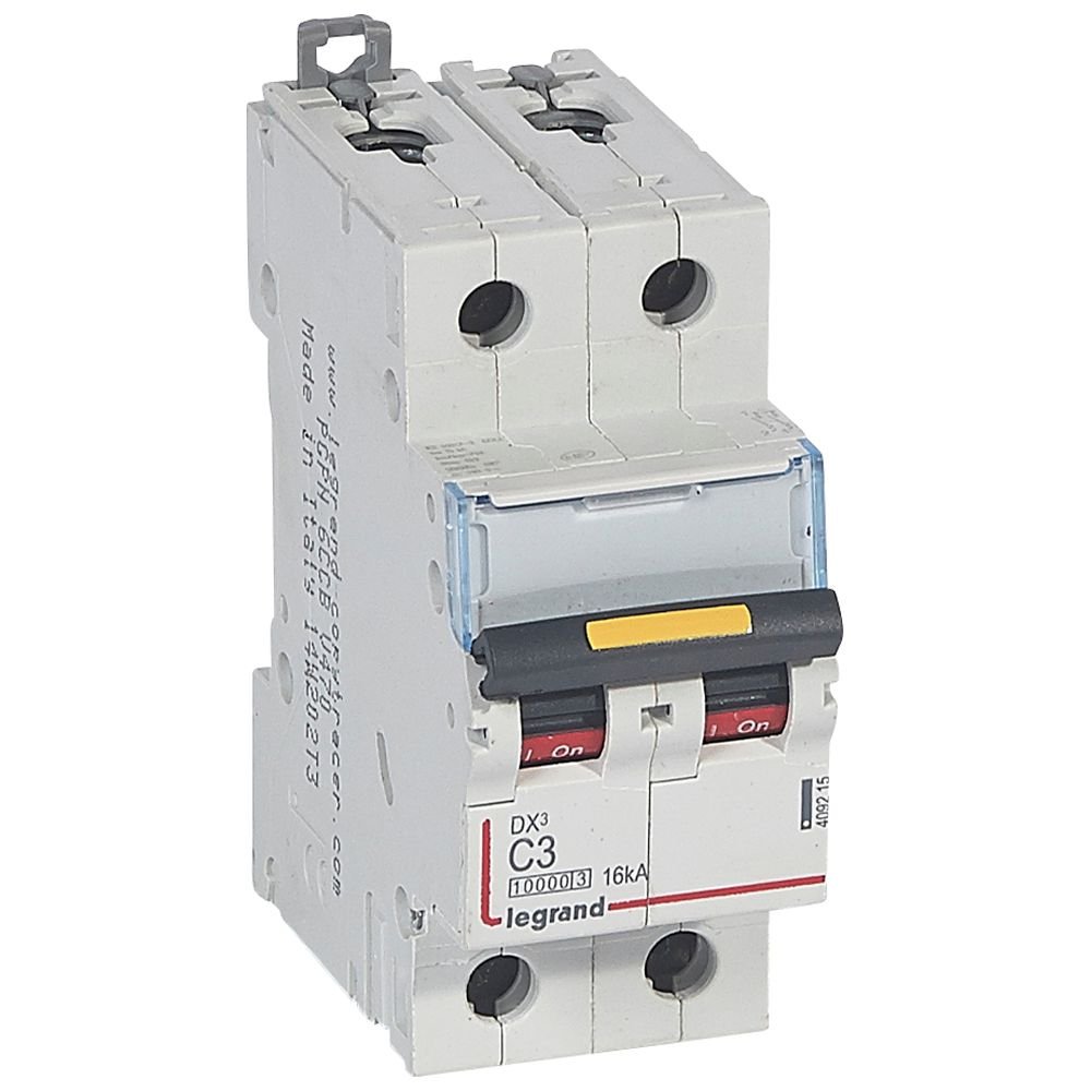 Disjoncteur Legrand DX3 2P C3 10kA 409215