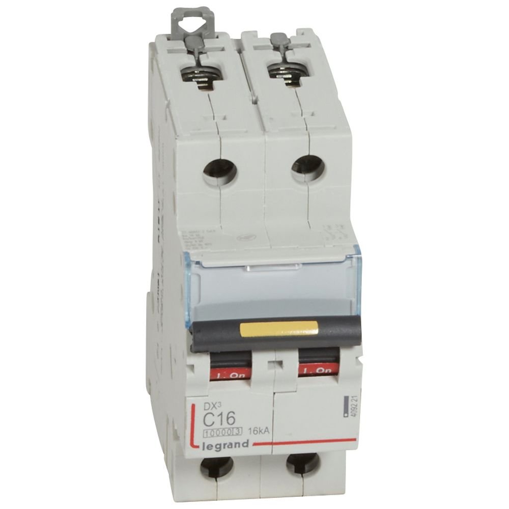 Disjoncteur Legrand DX3 2P C16 10kA 409221