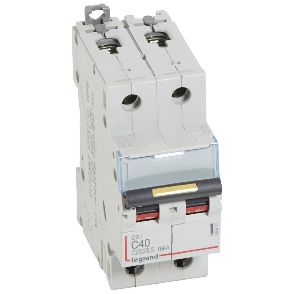 Disjoncteur Legrand DX3 2P C40 10kA 409225