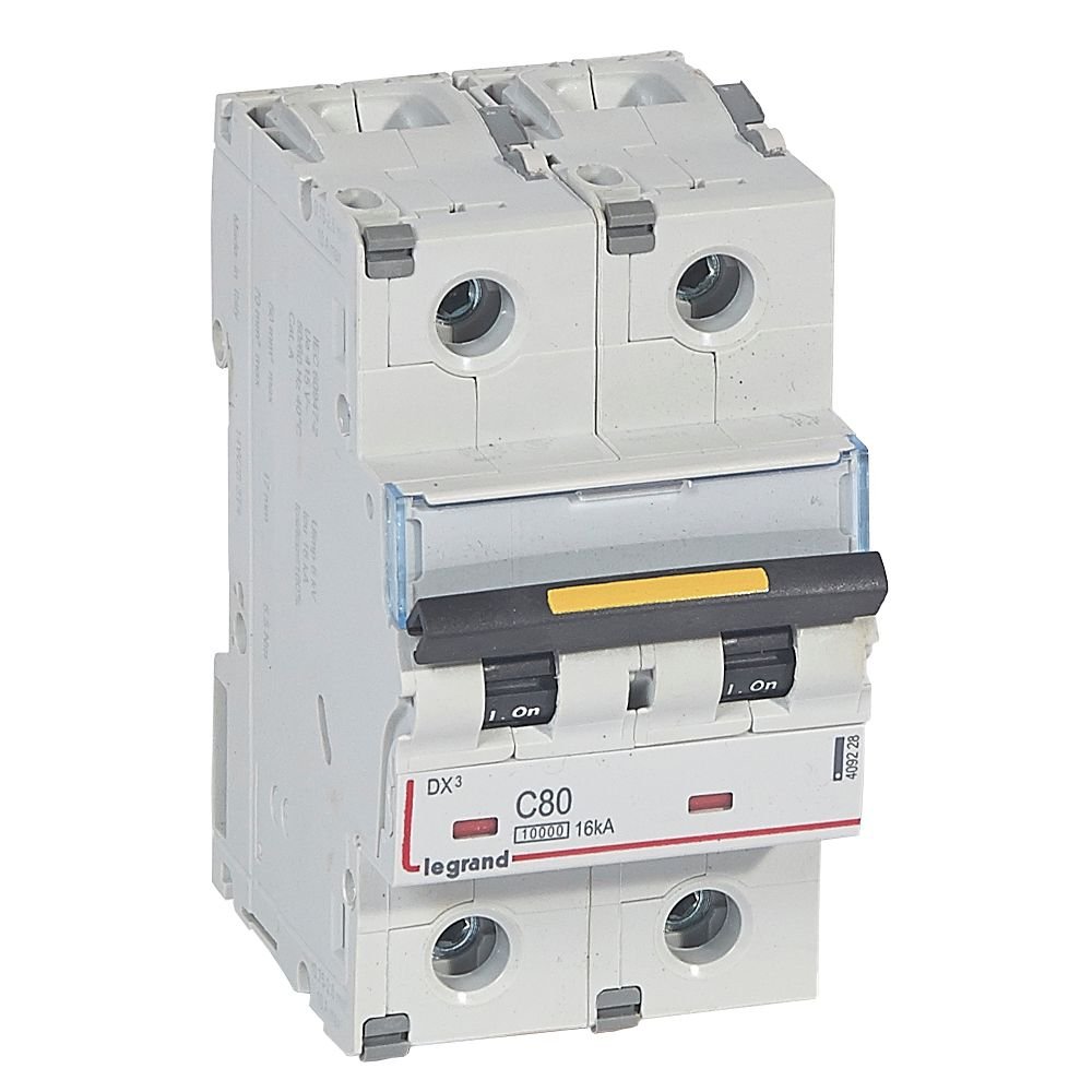 Disjoncteur Legrand DX³ 2P C80 409228
