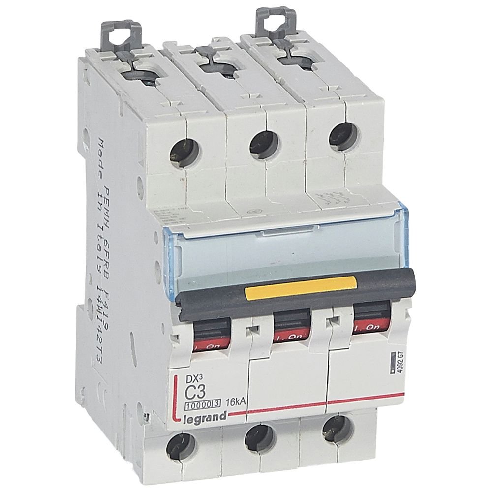 Disjoncteur Legrand DX³ 3P C3 409267