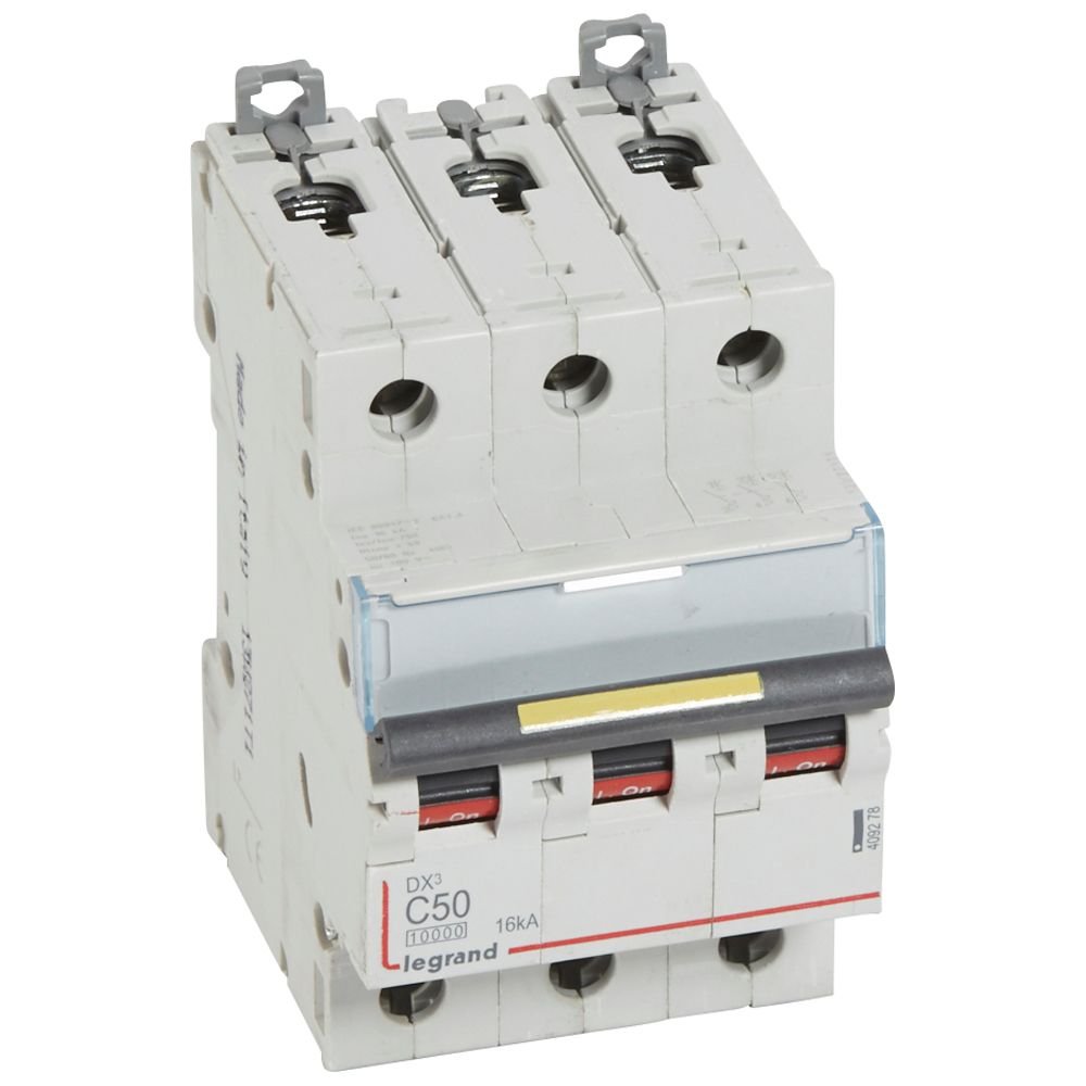Disjoncteur Legrand DX³ 3P C50 409278