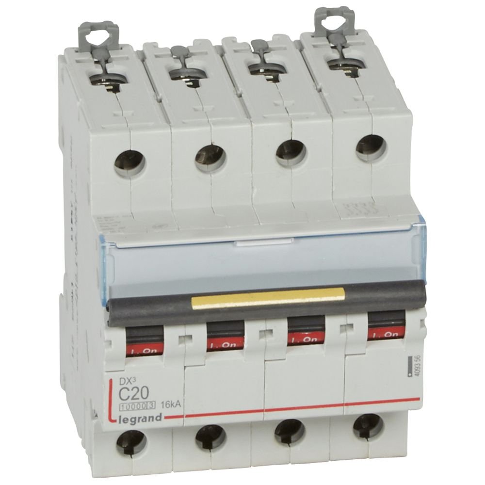 Disjoncteur Legrand DX3 4P C20 409356