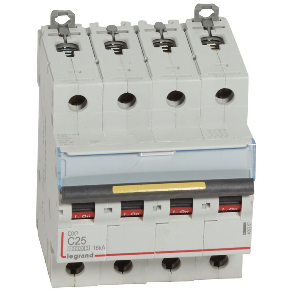 Disjoncteur Legrand DX3 4P C25 409357