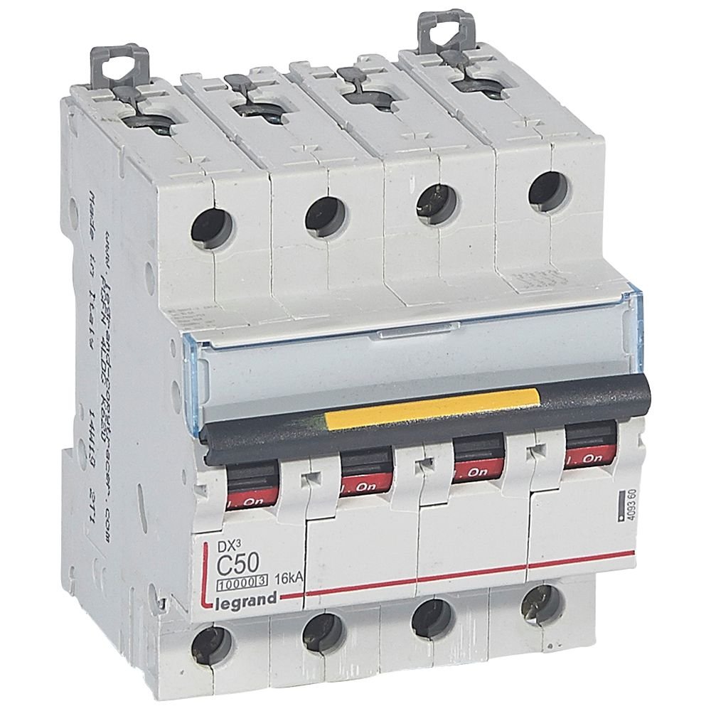 Disjoncteur Legrand DX3 4P C50 409360