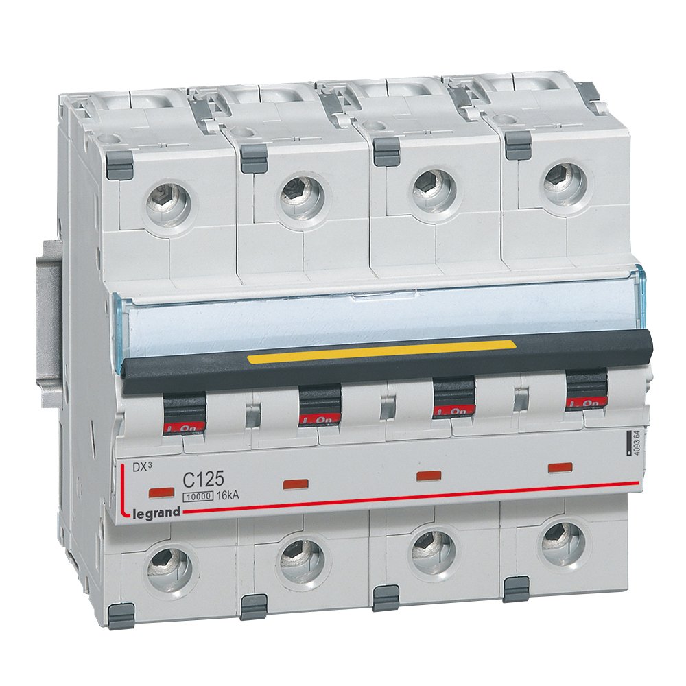 Disjoncteur Legrand DX3 4P C125 10000A 409364