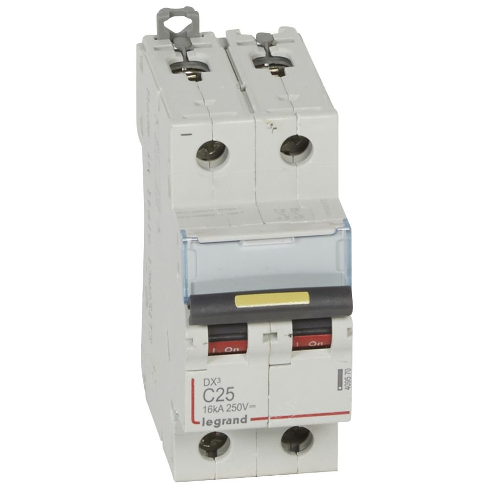 Disjoncteur Legrand DX3 DC 2P C25 16kA 409570
