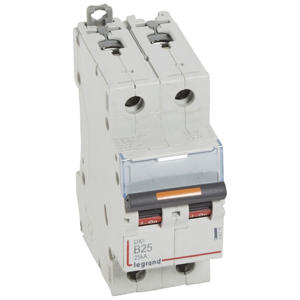 Disjoncteur Legrand DX3 2P B25 25kA 409718