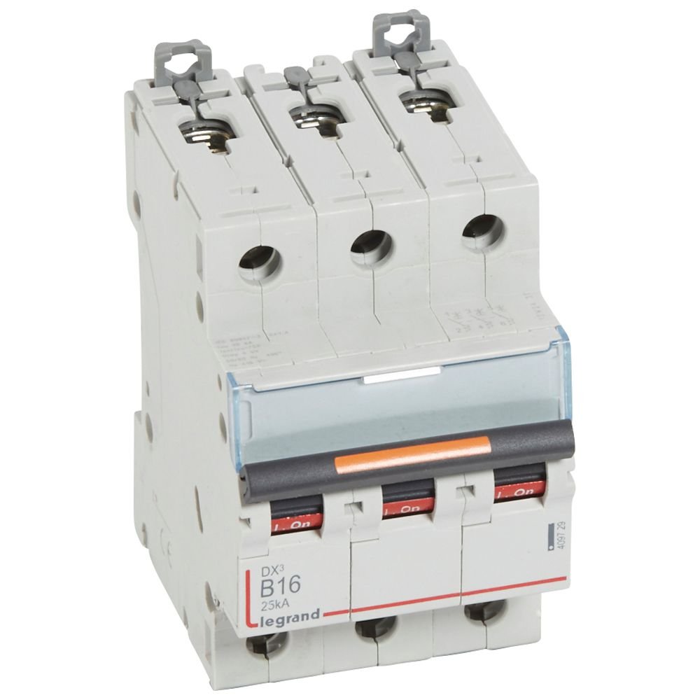 Disjoncteur Legrand DX3 3P B16 25kA 409729