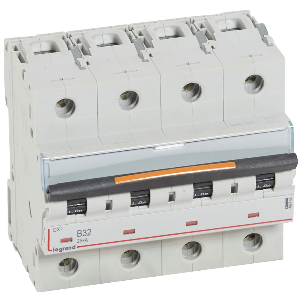 Disjoncteur Legrand DX³ 4P B32 25kA 409745
