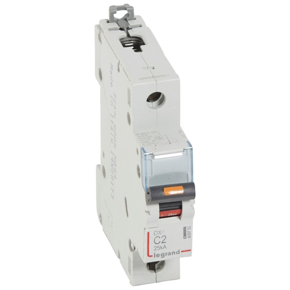 Disjoncteur Legrand DX³ 1P C2 25kA 409752