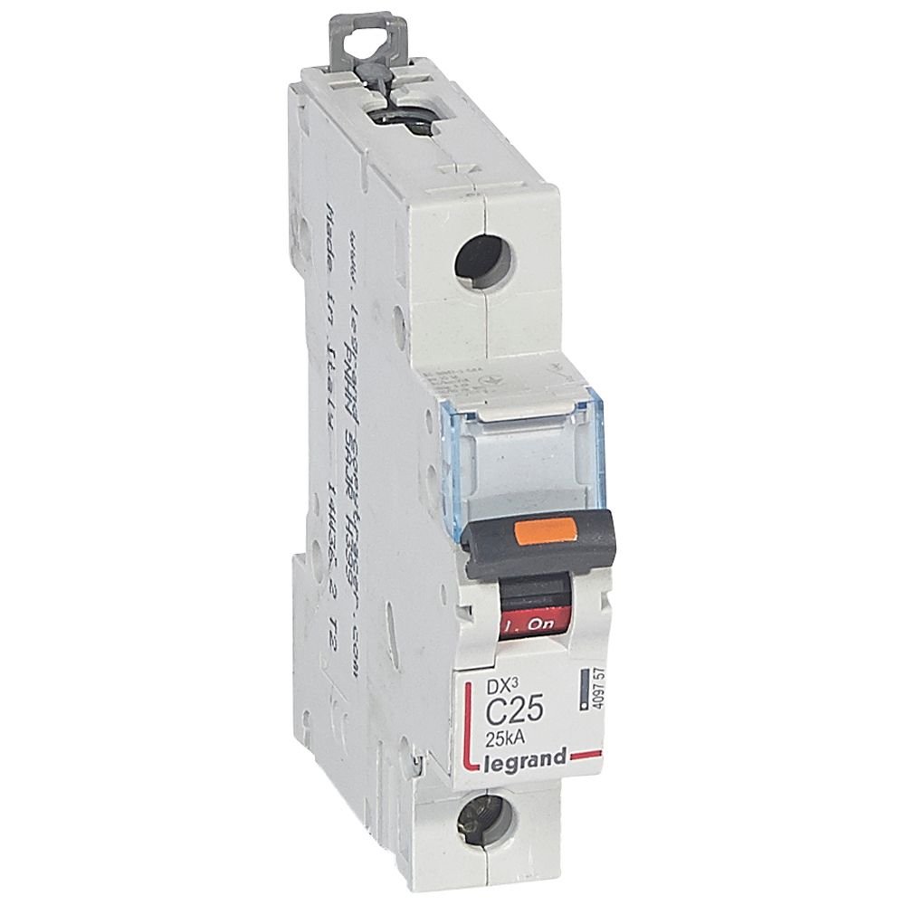 Disjoncteur Legrand DX³ 1P C25 25 kA 409757