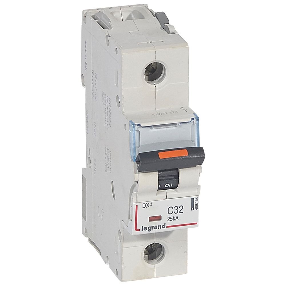Disjoncteur Legrand DX³ 1P C32 25 kA 409758