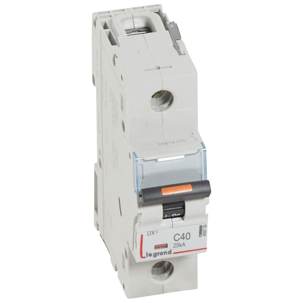 Disjoncteur Legrand DX³ 1P C40 25 kA 409759