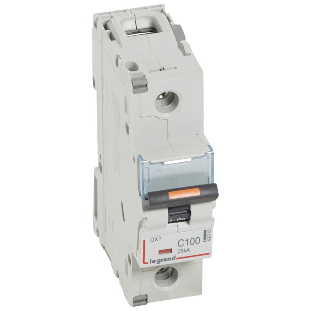 Disjoncteur Legrand DX³ 1P C100 25 kA 409763