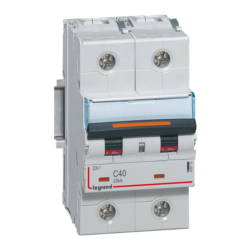 Disjoncteur Legrand DX³ 2P C40 25 kA 409772
