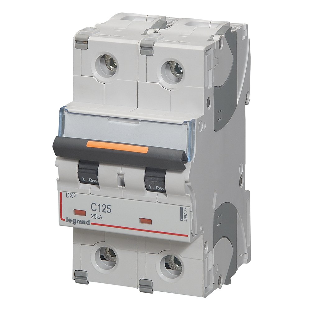 Disjoncteur Legrand DX³ 2P C125 25 kA 409777