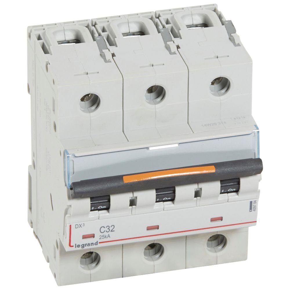 Disjoncteur Legrand DX³ 3P C32 25 kA 409784