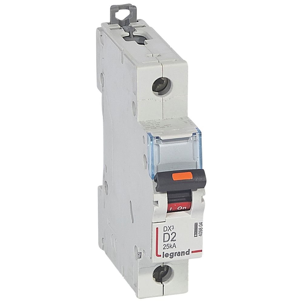 Disjoncteur Legrand DX³ 1P D2 25 kA 409804