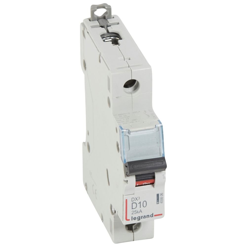 Disjoncteur Legrand DX³ 1P D10 25 kA 409806
