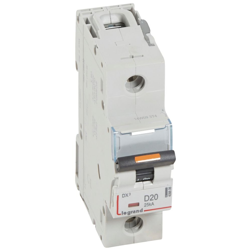 Disjoncteur Legrand DX3 1P D20 25kA 409808