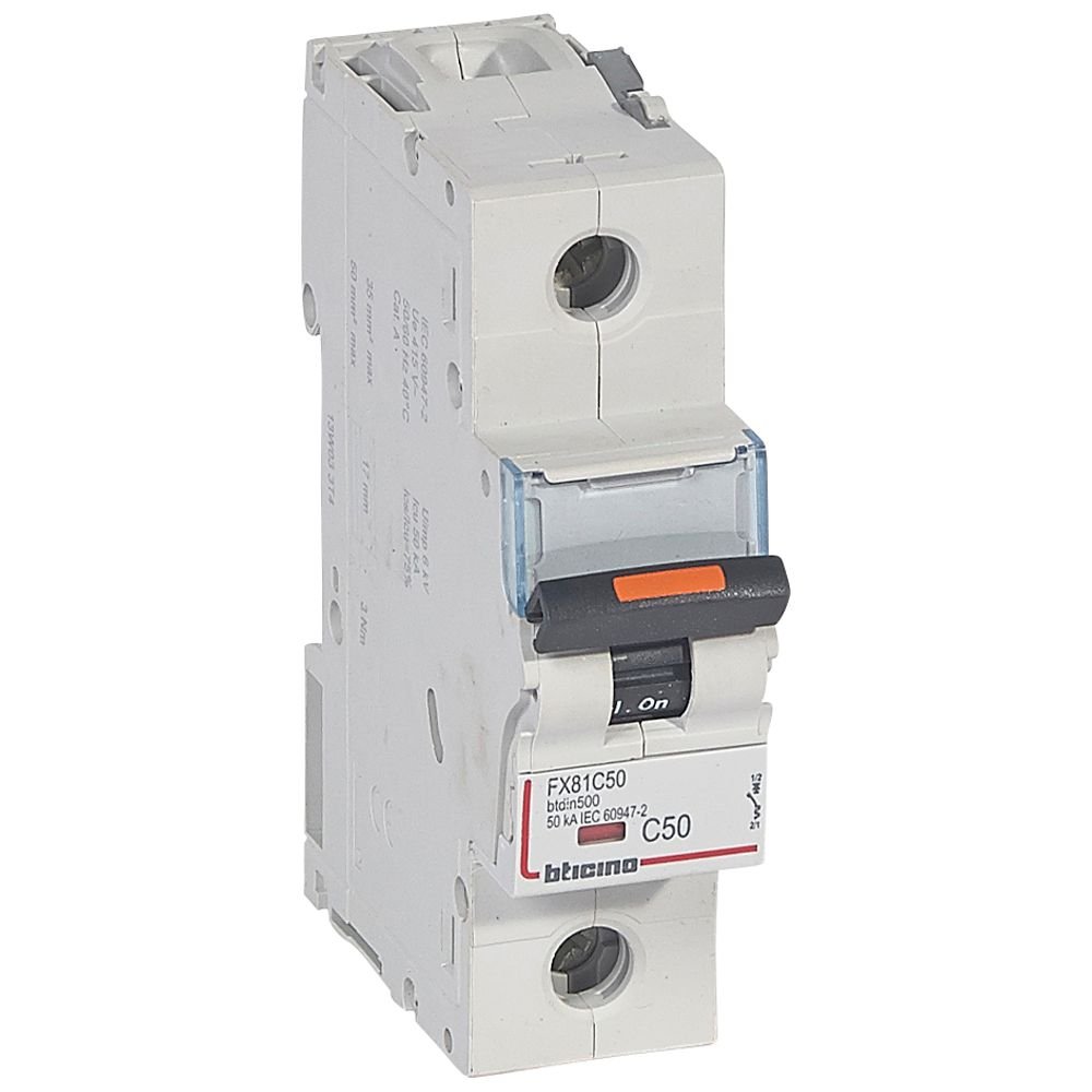 Disjoncteur Legrand DX3 1P D50 25kA 409812