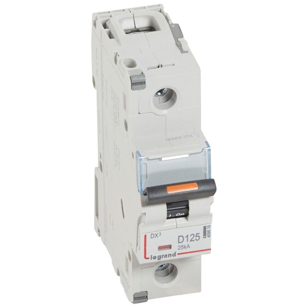 Disjoncteur Legrand DX3 1P D125 25kA 409816