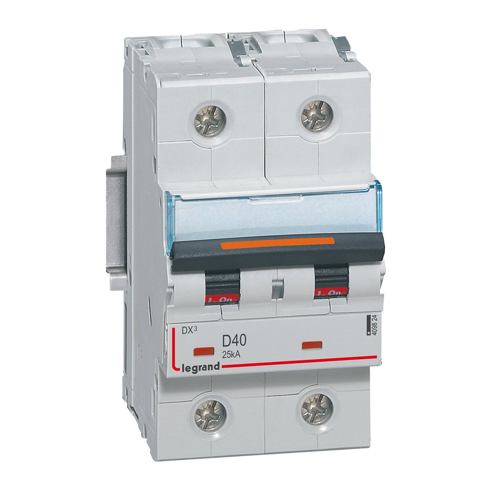 Disjoncteur Legrand DX3 2P D40 25kA 409824