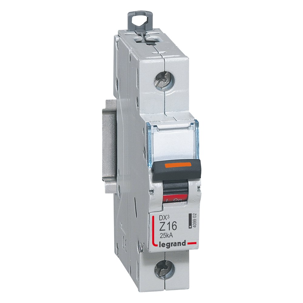 Disjoncteur Legrand DX3 1P 16A courbe Z 25kA 409902