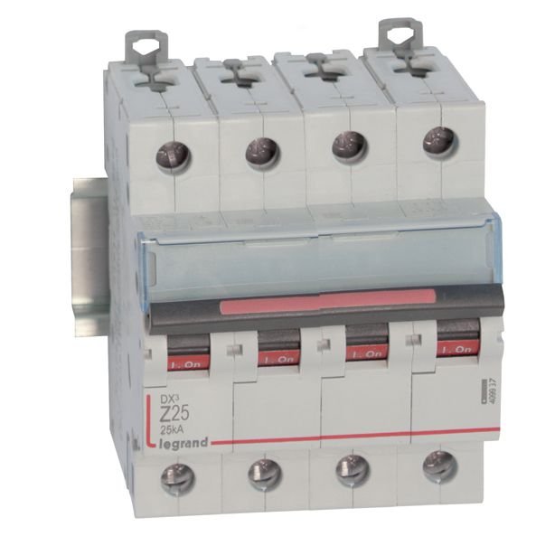 Disjoncteur Legrand DX3 4P 25A courbe Z 25kA 409937