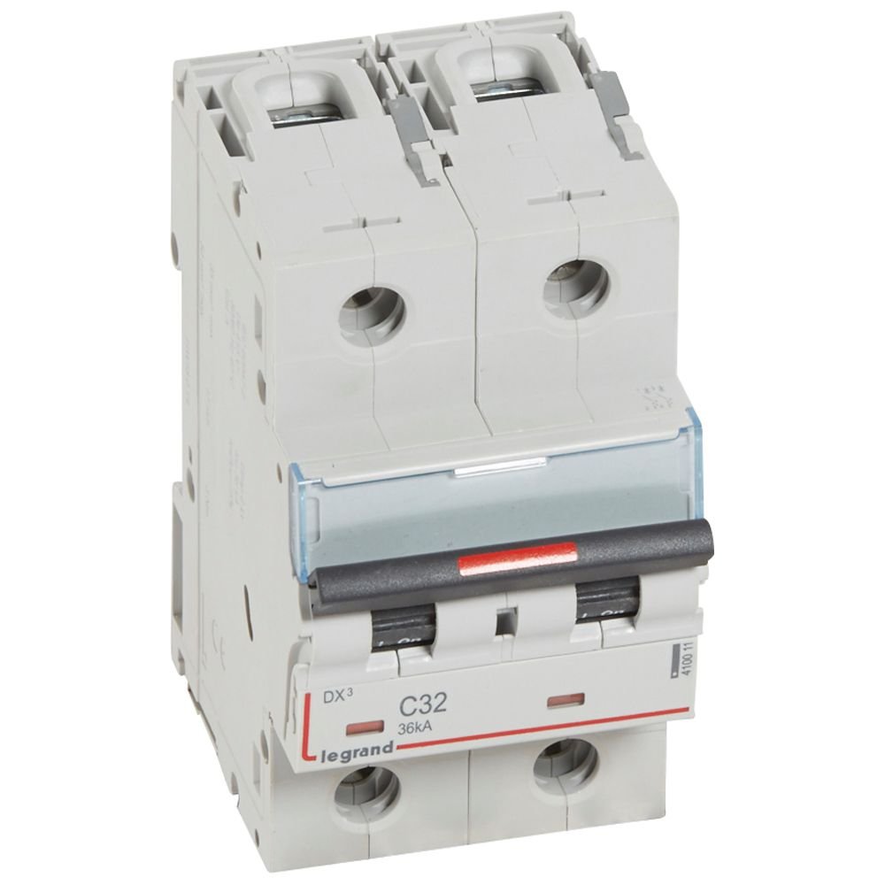 Disjoncteur Legrand DX3 2P C32 36kA 410011