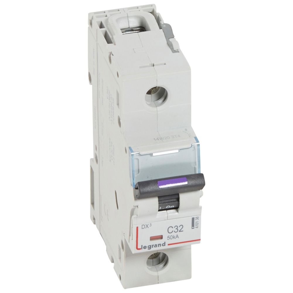Disjoncteur Legrand DX³ 1P 32A courbe C 50kA
