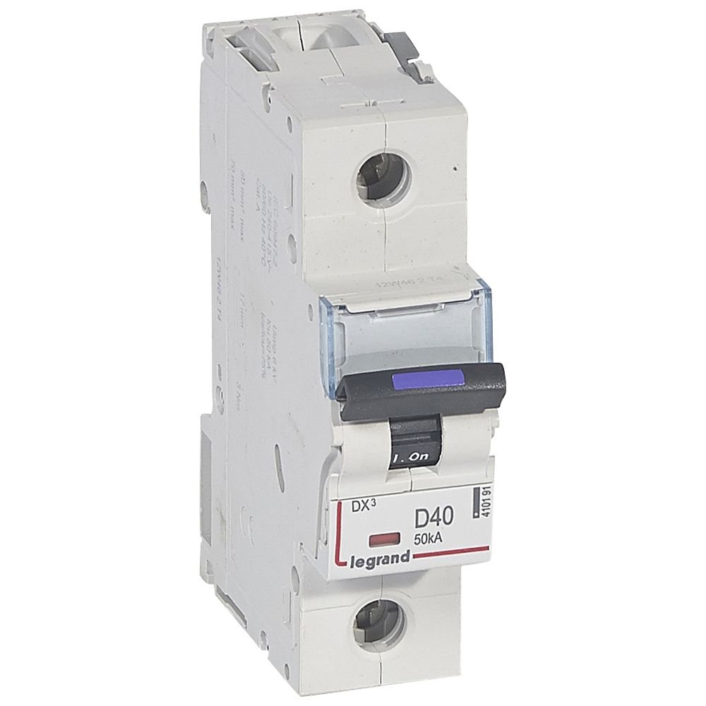 Disjoncteur Legrand DX³ 1P D40 50 kA