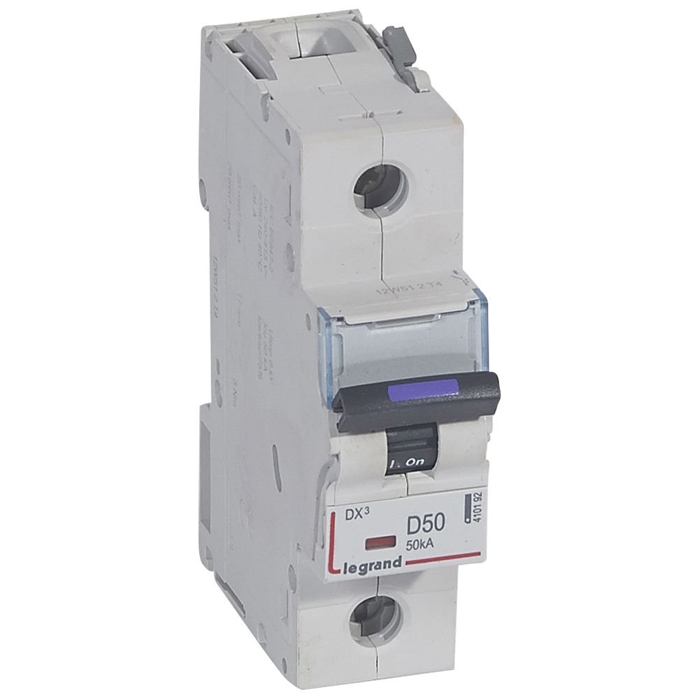 Disjoncteur Legrand DX³ 1P D50 50 kA