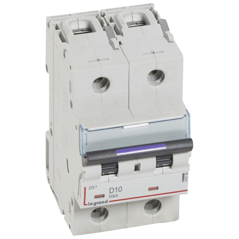 Disjoncteur Legrand DX³ 2P D10 50 kA