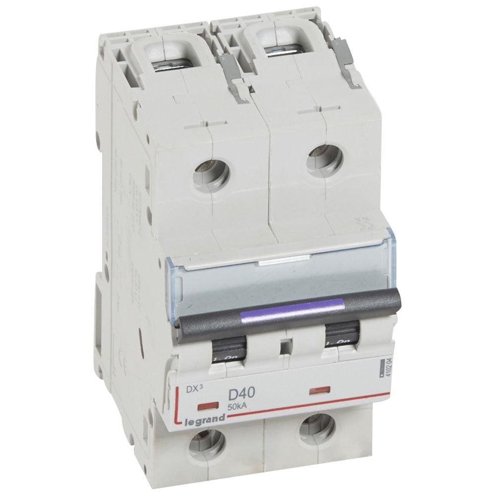 Disjoncteur Legrand DX³ 2P D40 50 kA